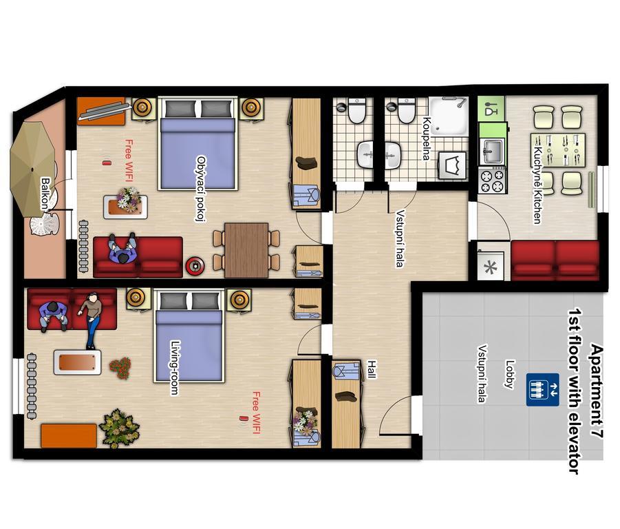 Holiday Apartments Карлові Вари Екстер'єр фото